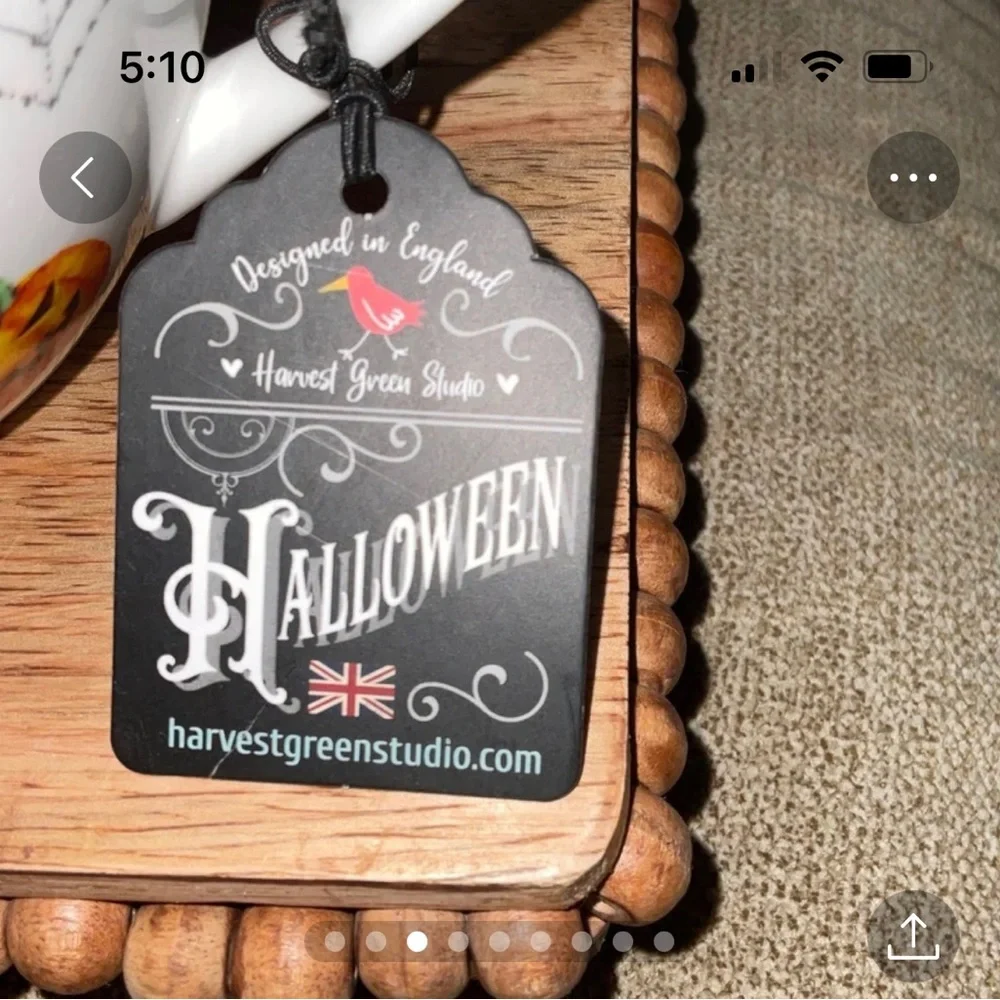 Halloween Coffee Cup, Adorable Spooky Dogs in costumes, pumpkins NWT - Picture 5 of 10